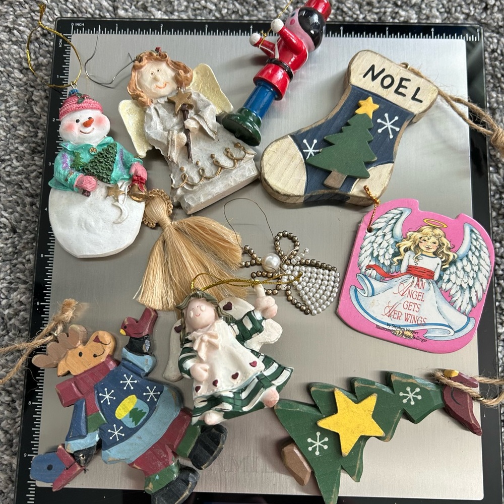 Assorted Holiday Ornaments Set